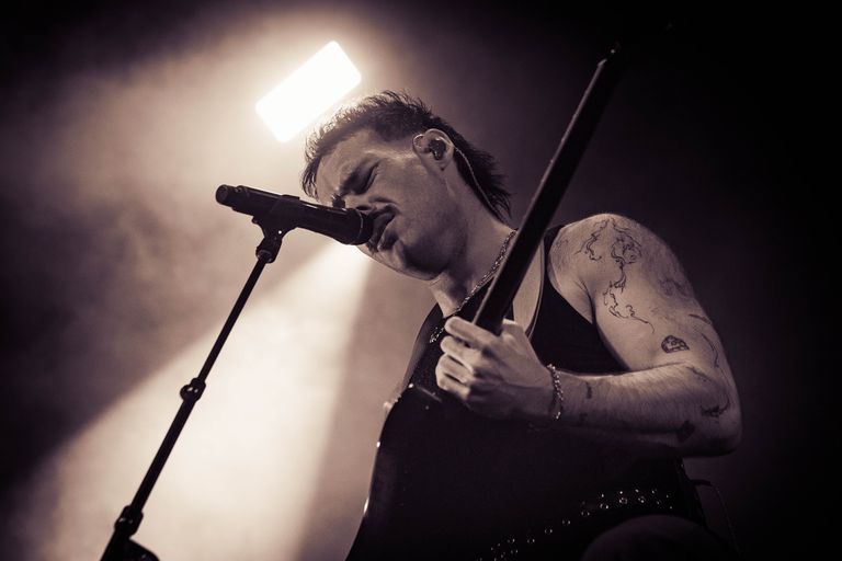 James Marriott performing live at Hindley Street Music Hall in Adelaide